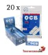 OCB Blue 70mm - 50 Heftchen + 20 OCB 6mm Filterbeutel