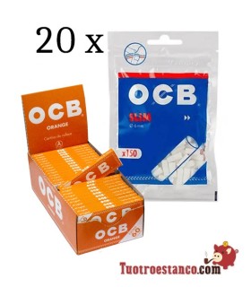 3.000 OCB Naranja + 3.000 Filtros Ocb 6mm