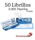 OCB Blue 70mm - 50 libretti + 20 sacchi filtro OCB 6mm