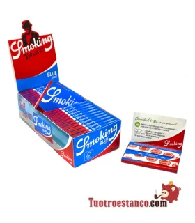Blaues Doppelfenster-Tuxedo-Papier 70 mm – 25 Broschüren