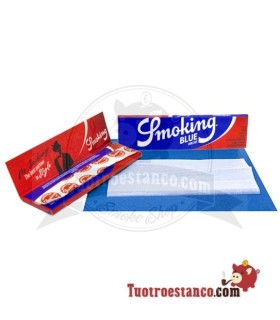 Papier de smoking bleu King Size 110 mm