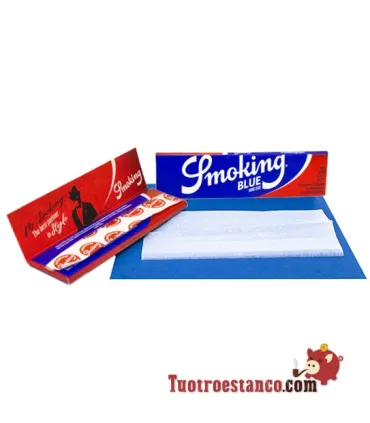Carta da smoking blu King Size 110 mm
