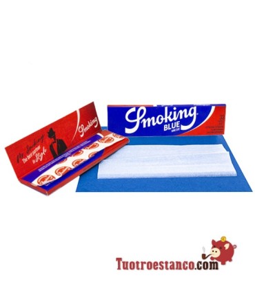 Papel Smoking Azul King Size de 110 mm
