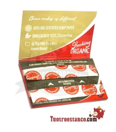Carta Organica Smoking a Doppia Finestra 70mm