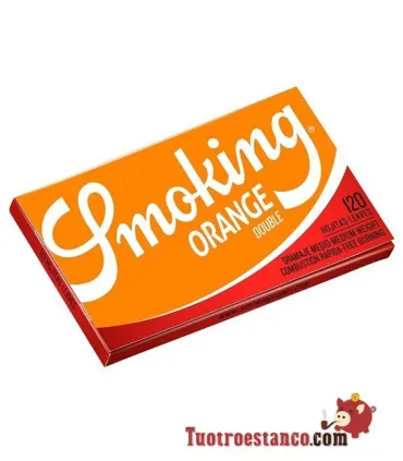 Orangefarbenes Doppelfenster-Tuxedo-Papier von 70 mm