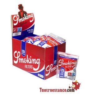 Filtros de Smoking de 6 mm - 30 sachês de 120 filtros
