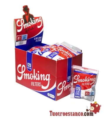 Filtres à fumage de 6 mm de longueur - 30 sachets de 120 filtres