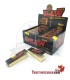 Raw Black Cardboard Filters - 1 case of 50 booklets
