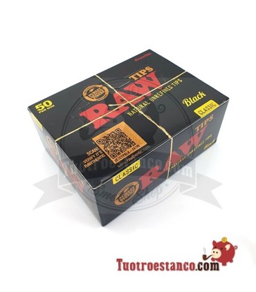 Filtres Raw noir - 1 cas de 50 livrets