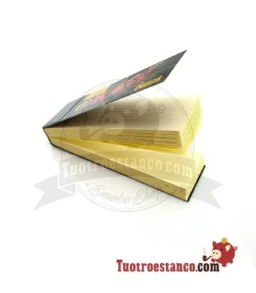 Filtros de Cartão Preto Bruto - 1 caixa de 50 livretos