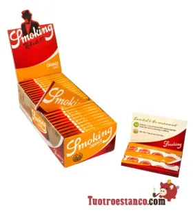 Orange Doppelfenster Tuxedo Paper 70 mm – 25 Broschüren