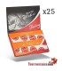 Papel Smoking Naranja Doble Ventana de 70 mm - 25 libritos