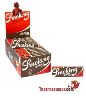 Liquorice Smoking Paper No. 8 70 mm - 50 booklets