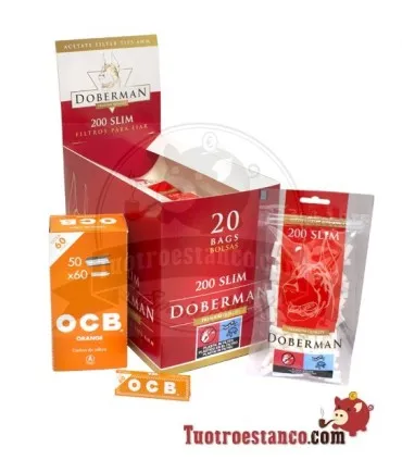 OCB Orange 70mm + 20 Dobermann-Filter 6mm