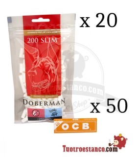OCB Orange 70mm + 20 Dobermann-Filter 6mm