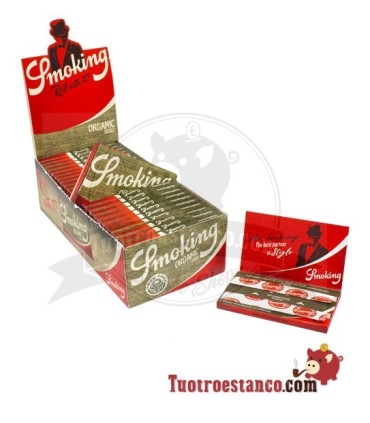 70 mm Double Window Organic Smoking Papier - 25 Broschüren