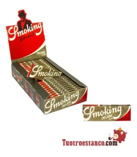 Papel Smoking Orgânico 1 1/4 78 mm - 25 livretos