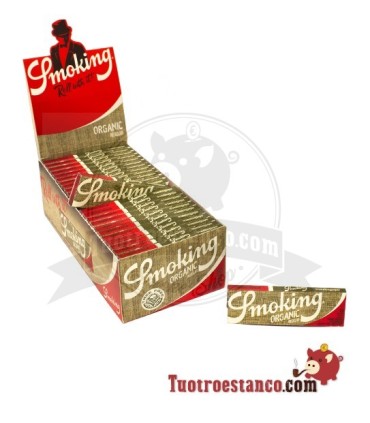 Papier de Fumer Organique Nº8, 70 mm - 50 livrets