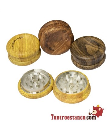 Grinder de madera Champ Wooden Pattern de 50 mm