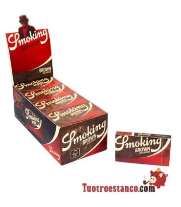 Papel Smoking 200 Marrón 70 mm - 20 libritos