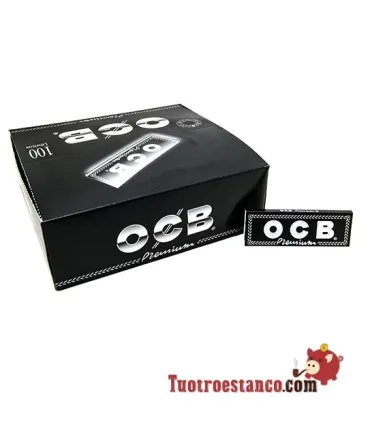 OCB Premium Schwarz 1 1/4 Papier 78 mm, 100 Heftchen