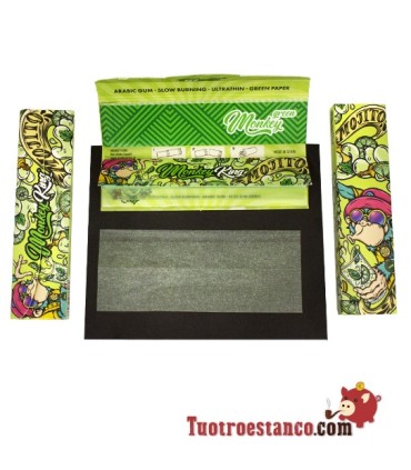Papel Monkey King Size MOJITO 110 mm + Filtros