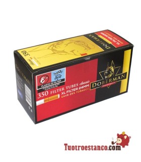 Tubos Doberman 350 Filtro Largo - 1 cajita de 350 Tubos