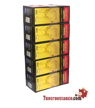 Tubos Doberman 350 Filtro Largo - 5 cajitas de 350 Tubos