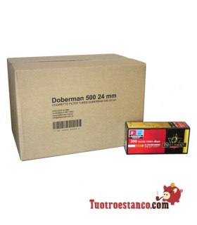 Tubos Doberman 500 Filtro Largo- 24 cajitas de 500 Tubos (Cajón)