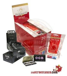 2 x OCB Double Window 70 mm + 20 filtros Doberman 6 mm