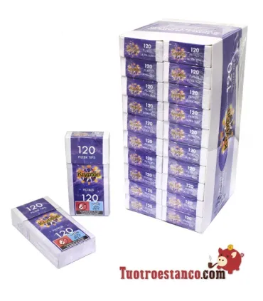 Filtros KRYPTON Precortados de 5,7 mm - 20 cajitas de 120 filtros