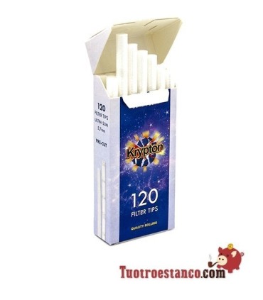KRYPTON Filtres prédécoupés 5,7 mm - 20 boîtes de 120 filtres