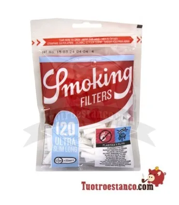 Filtri Ultra Slim Long smoking 5.7 mm Bustina 120 filtri