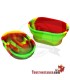 Tabuleiro de tigelas de silicone expansível