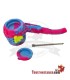 Classic Silicon Pipe + container en dabber