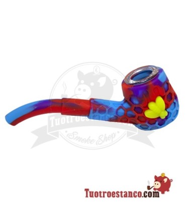 Classic Silicone Pipe + container and dabber