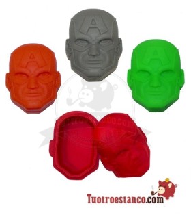 Envase de silicona Capitán America
