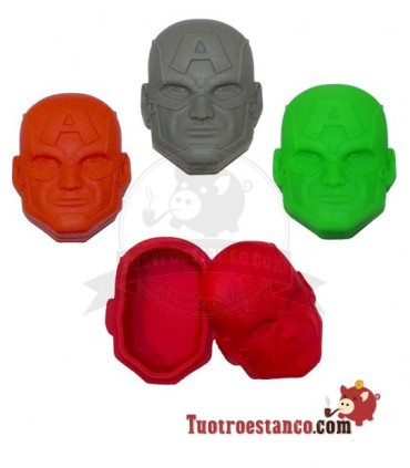Envase de silicona Capitán America