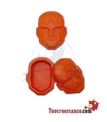 Envase de silicona Capitán America