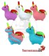 Tubo in silicone unicorno