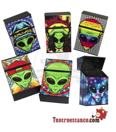 Pitillera de plástico Alien de 20 cig