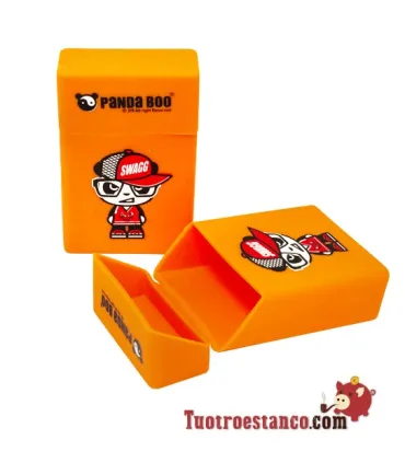 Portasigarette in silicone Panda Boo con 20 sigarette