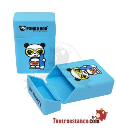 Portasigarette in silicone Panda Boo con 20 sigarette