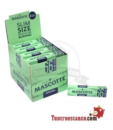 Estuche de papel Mascotte Original slim 66 mm - 50 libritos