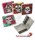 Champ Mex Skull and Flowers 20 sigarettenetui van sigarettenmetaal