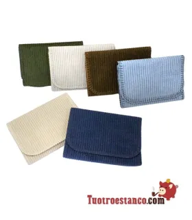 Funda porta tabaco MINI Champ tacto de pana