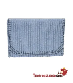 Portatabacco MINI Champ con tocco in velluto a coste