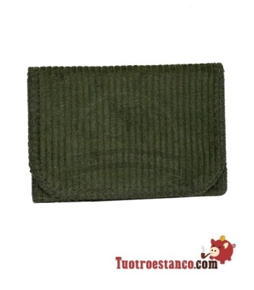 Porta-tabaco MINI Champ com toque em veludo cotelê