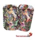 Plateau métallique + couvercle de males herbes pour filles 27x16cm