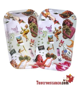 Metalen bakje + 27x16cm deksel Love Bears